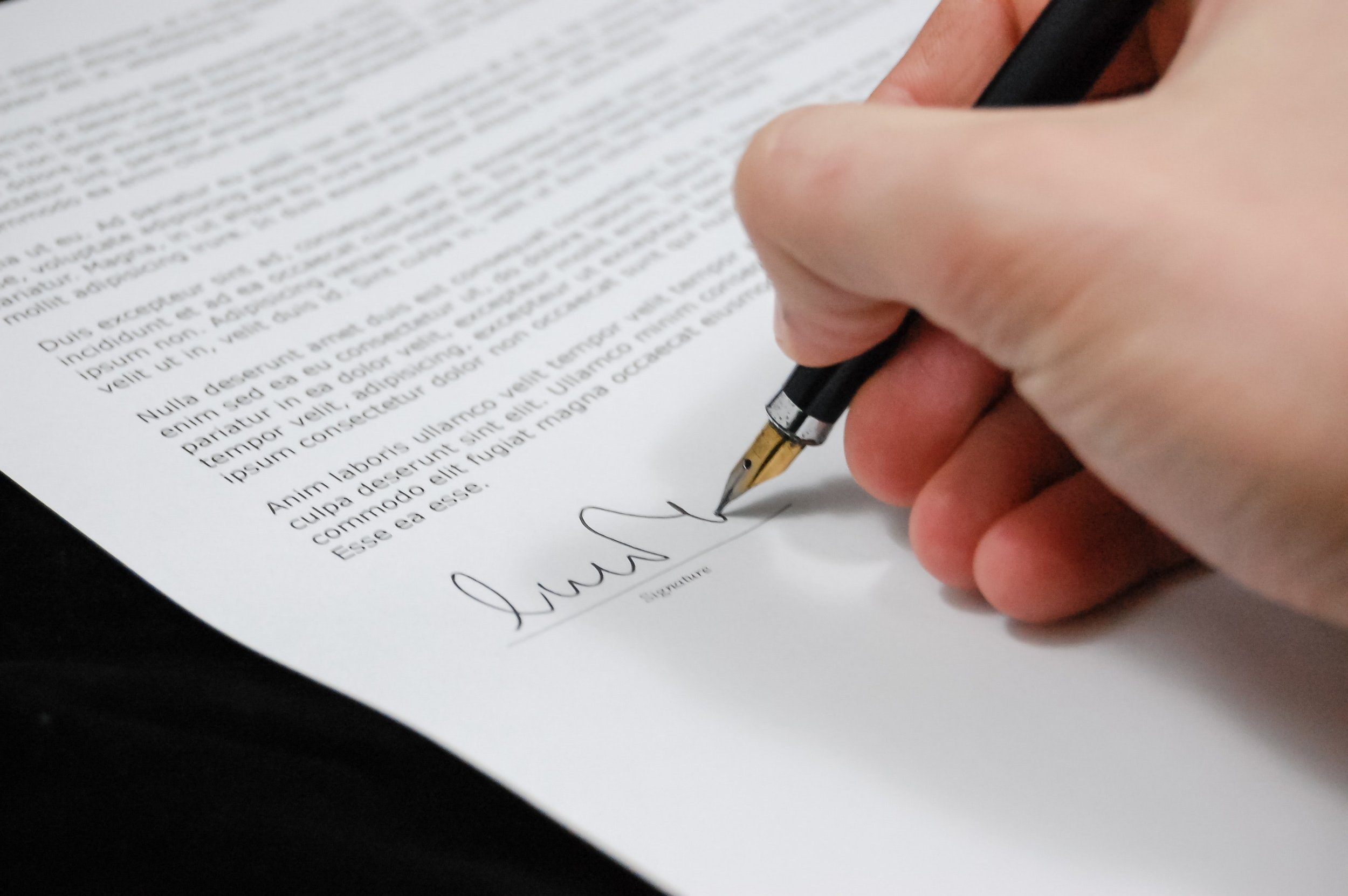 Sign Probate Documents